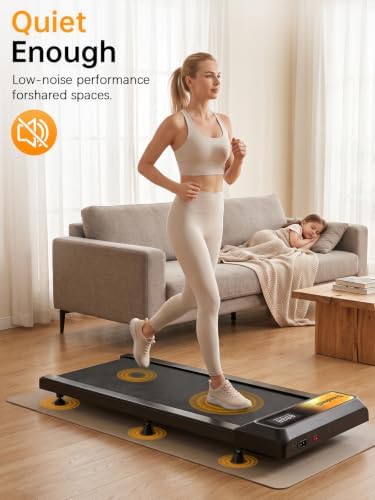 Walking Treadmill Pad with Adjustable 8% Incline for Home Office - Image 4
