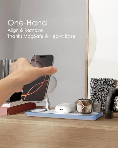 PETINO 3 in 1 Wireless Charging Station for Apple Devices with MagSafe - Image 3
