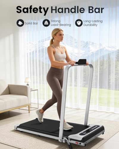 Walking Pad Treadmill for Home, Incline Walking Pad with Handle Bar - Image 2