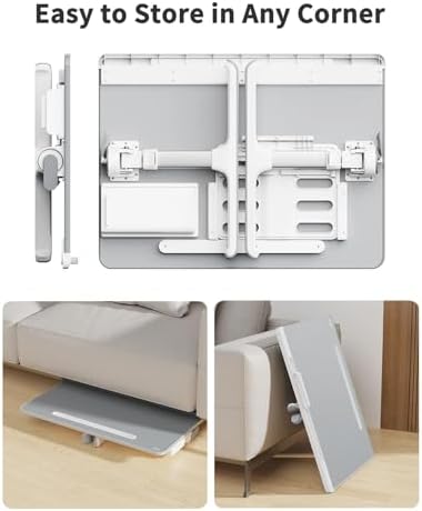 Laptop Lap Desk for Bed, SAIJI X-Large Adjustable Laptop Table - Image 6