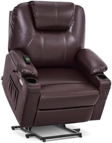MCombo Power Lift Recliner Chair for Elderly, Heat and Massage R7045 by MCombo