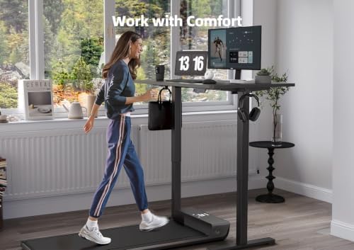 YDN 35 x 20 Inch Black Electric Standing Desk - Image 6
