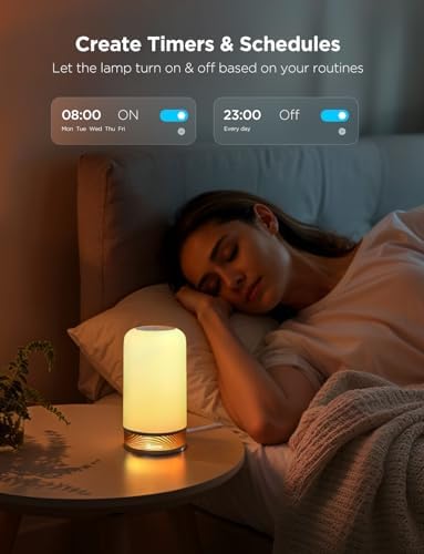 Govee RGBIC Smart Table Lamp 2, Touch Bedside Small Table Lamp (Corded) - Image 6