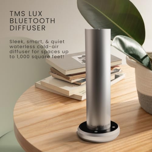 The Magic Scent Bluetooth Diffuser - Smart Ultra-Quiet Cold-Air Waterless Scent Diffuser for Home, Hotel, & Office - Programmable Intensity & Timer - Premium Aroma Oil Included (Silver) - Image 2