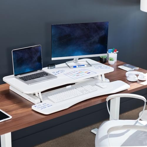 VIVO White Dry Erase 36 in Desk Converter, DESK-V036KWE - Image 2