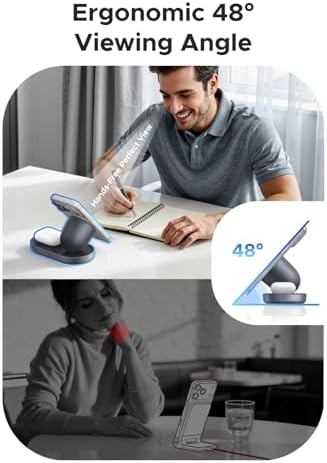 UGREEN Qi2.2 25W 2-in-1 Magnetic Wireless Charging Station - Image 6