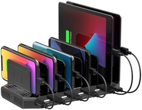 Unitek 10 USB Charging Station Multiple Devices for iPad Tablet iPhone Mic by Unitek