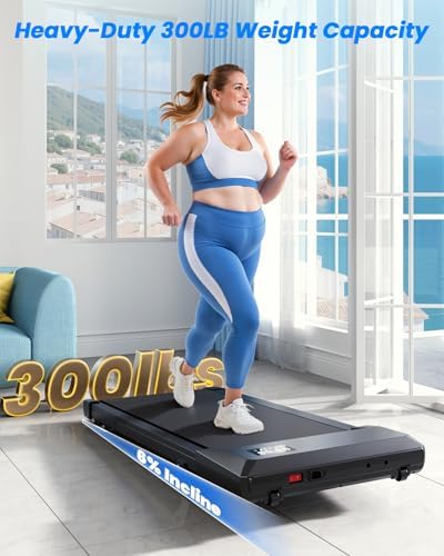 MJWW 6% Incline Walking Pad, Smart AI Under Desk Treadmill for Home - Image 6
