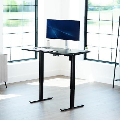 VIVO Black 48 x 30 in Standing Desk, DESK-KIT-1B5B - Image 2