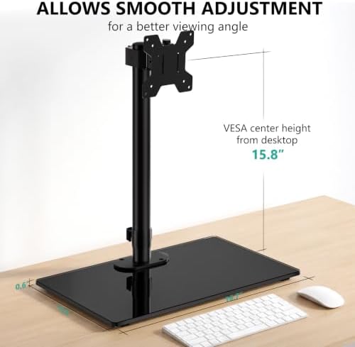 WALI Free Standing Vesa Monitor Stand for 13-32 inch Screens, up to 22 lbs - Image 5