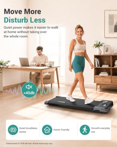 Walking Pad with Vibration Plates, 3 in 1 Walking Vibration Pad, Walking Pad with Incline, Under Desk Walking Pad with Remote Control and LED Display for Home Small Space - Image 6