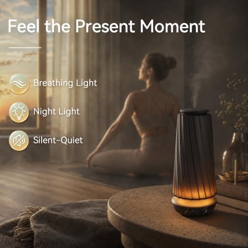 Waterless Essential Oil Diffuser for Home, Cold Air Scent Machine with Ambient LED Light, Smart App Control, Includes 100ml Oil - Image 4