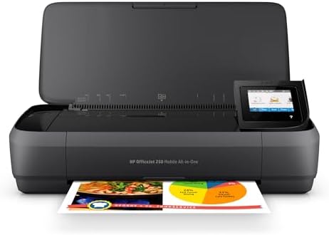 HP OfficeJet 250 Portable Printer with Wireless and Mobile Printing (CZ992A) (Renewed) by Amazon+Renewed