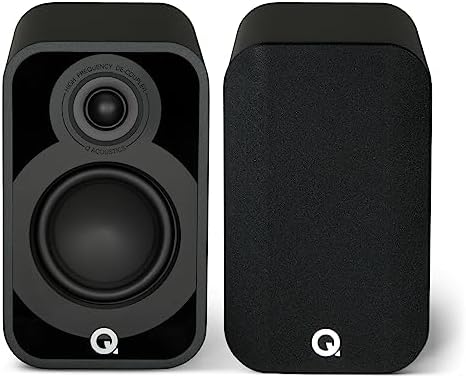 Q Acoustics 5010 Compact Bookshelf Speakers Pair Satin Black - 4.5" - Image 2