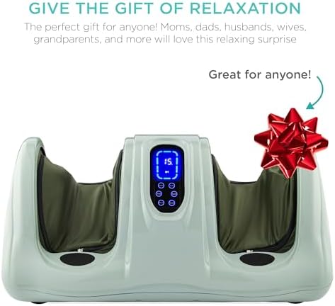 Best Choice Products Shiatsu Foot Massager with Remote Control, Sage - Image 5