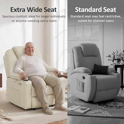 MCombo Oversized Power Lift Recliner Chair for Elderly, Big and Tall R7510 - Image 4