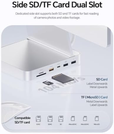11-in-1 USB C Hub for iMac 24" 2021-2024 with M.2 NVMe 4TB SSD Enclosure - Image 4