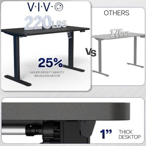 VIVO Dark Gray 55 x 28 in Standing Desk, DESK-KIT-1W55G - Image 5