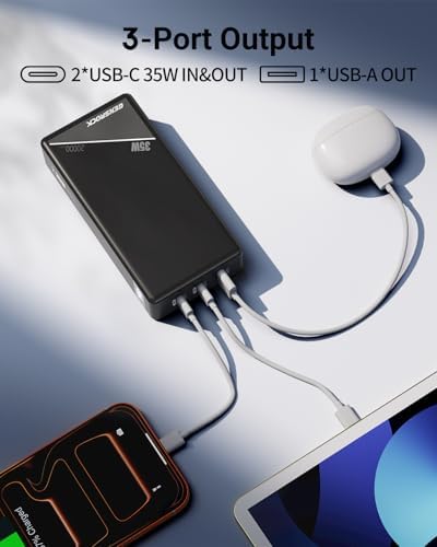 GENSROCK Portable Charger Power Bank 20000mAh,Travel Power Bank - Image 6