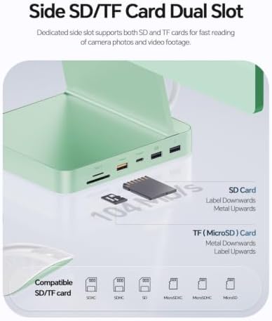 11-in-1 USB C Hub for iMac 24" 2021-2024 with M.2 NVMe 4TB SSD Enclosure - Image 4