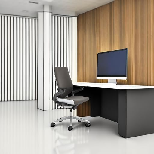 Steelcase Gesture Office Chair, Carpet Floors, Graphite Gray - Image 2