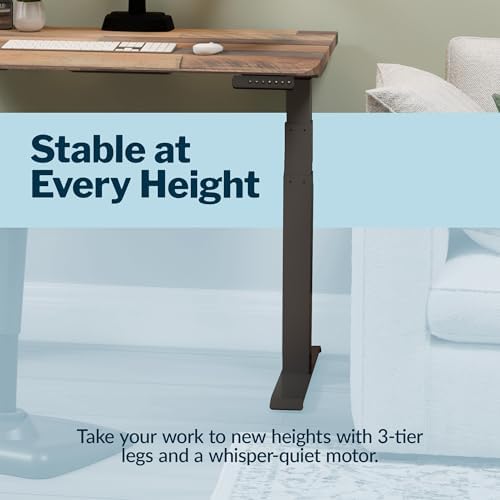 Vari ComfortEdge Electric Standing Desk – 40x26 – Reclaimed Wood/Slate - Image 5