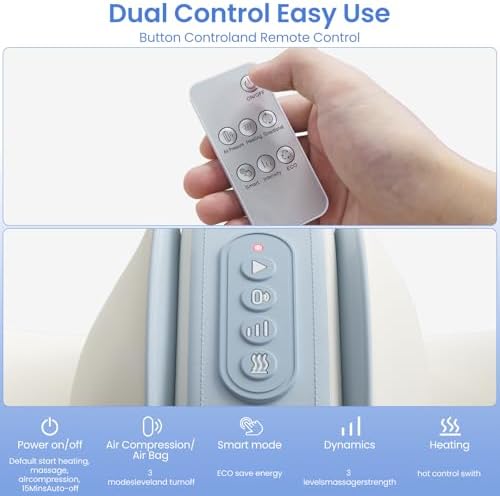 TISSCARE Shiatsu Foot Massager with Heat, Ideal for Feet & Calves, Gift for Men and Women - Image 3