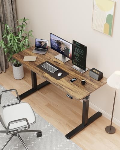 40" Small Electric Standing Desk Adjustable Height for Home Office - Image 2