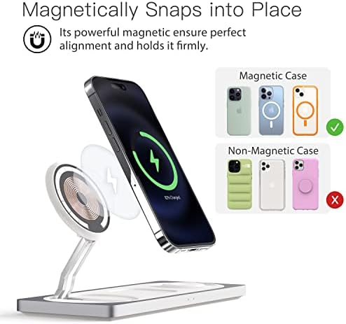 PETINO 3 in 1 Wireless Charging Station for Apple Devices with MagSafe - Image 2