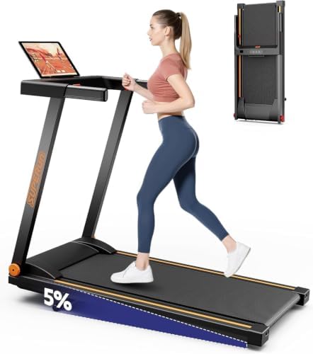 Superun Waking Pad Treadmill with Incline, 3.0HP and 300 LBS Capacity by SUPERUN