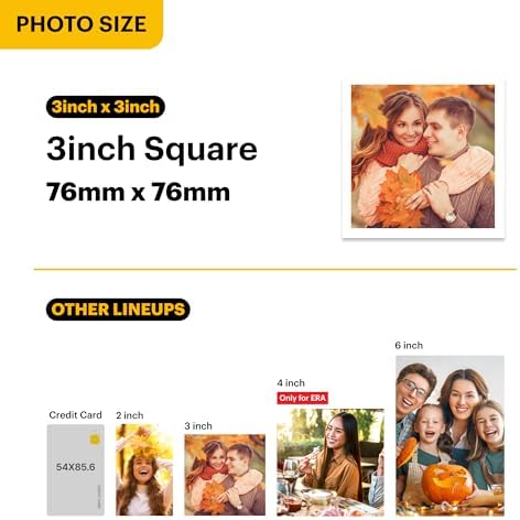 KODAK Mini 3 Retro 3x3 Portable Photo Printer, 4PASS, 38 Sheets, White - Image 5