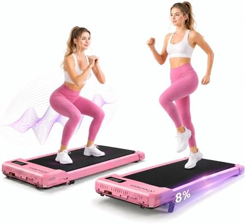 ANCHEER Walking Pad with Vibration Plate: Under Desk Treadmill with Incline by YourHealthyLifestyle