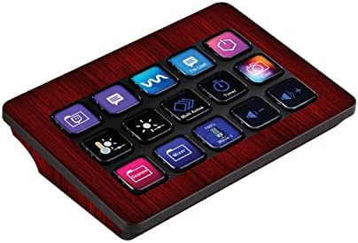 MightySkins Skin Compatible with Elgato Stream Deck MK.2 - Cherry Grain | Protective, Durable, and Unique Vinyl Decal wrap Cover | Easy to Apply, Remove, and Change Styles | Made in The USA by MIGHTY+SKINS