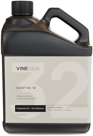 VINEVIDA [128 Fl Oz] Frankincense & Myrrh Fragrance Oil for Cold Air Diffusers, Essential Oils for Diffuser Oil Refill & Air Freshener Room Spray by VINEVIDA