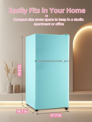 F.W.WOOLWORTHS 3.5 Cu.Ft Refrigerator with Freezer - Image 3