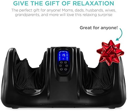 Best Choice Products Shiatsu Foot Massager for Pain Relief, Plantar Fasciitis, Neuropathy, Blood Circulation, Remote Control w/Compact Design - Black - Image 5