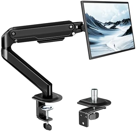 monTEK Single Monitor Arm, 17–32" Screen, Full Motion Adjustment,20 lbs by monTEK
