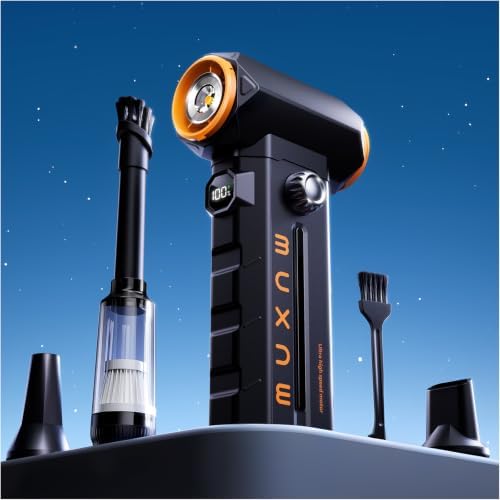 Compressed Air Duster & Vacuum 2-in-1, Electric Air Blower by MUXNW