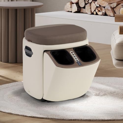 Human Touch Reveal Foot & Calf Massager Ottoman - Heated Air Compression, 3 Auto-Massage Programs & Adjustable Intensity for Stress Relief, Plantar Fasciitis, & Circulation - Includes 1-Year Warranty - Image 2