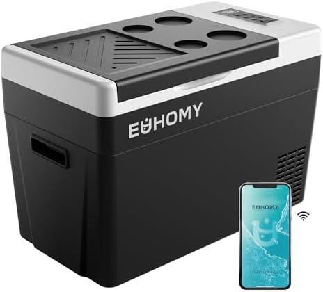 EUHOMY 31QT 12 Volt Refrigerator, -4℉~68℉ Electric Cooler for Car by EUHOMY