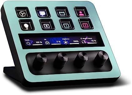 MightySkins Skin Compatible with Elgato Stream Deck + - Solid Seafoam | Protective, Durable, and Unique Vinyl Decal wrap Cover | Easy to Apply, Remove, and Change Styles | Made in The USA by MIGHTY+SKINS