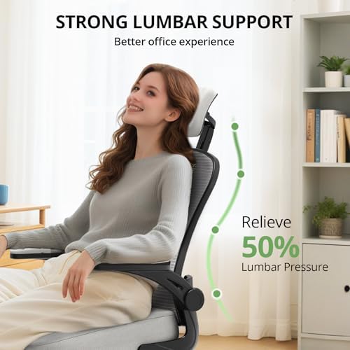 Synorla Office Chair|330LBS Capacity Ergonomic Desk Chair - Image 3
