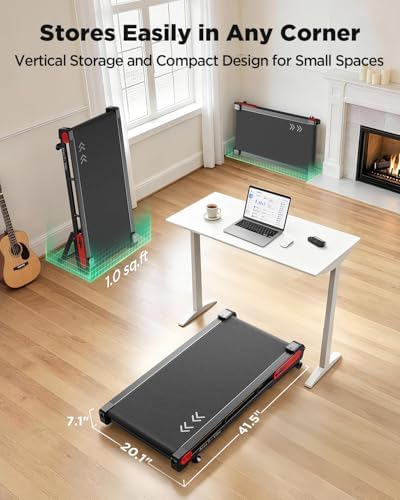 Jogwell Walking Pad with 15% Auto Incline, Full-Deck Design - Image 5