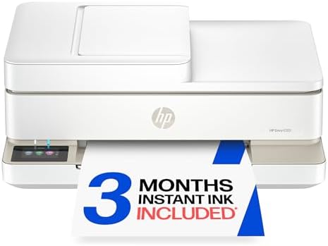 HP Envy 6555 Wireless All-in-One Color Inkjet Printer, Print, Scan, Copy, Duplex Printing Best-for-Home, 3 Month Trial of Instant Ink Included, AI-Capable (C2XR6A) Portobello by Unknown