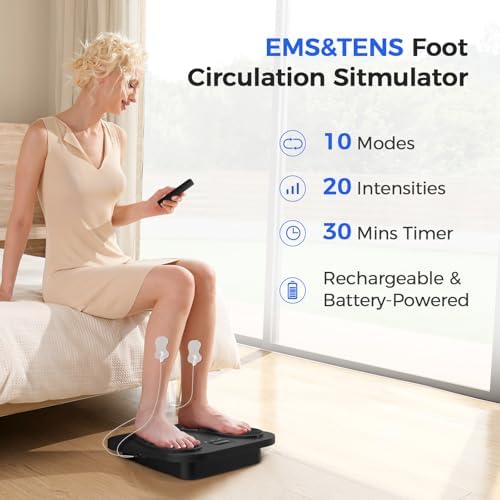 EaseZen EMS Foot Massager for Neuropathy, Plantar Fasciitis and Pain Relief - Image 2