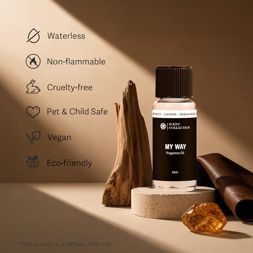 Luxury Hotel Scent My Way Diffuser Oil, Sandalwood & Leather, 20ml - Image 3
