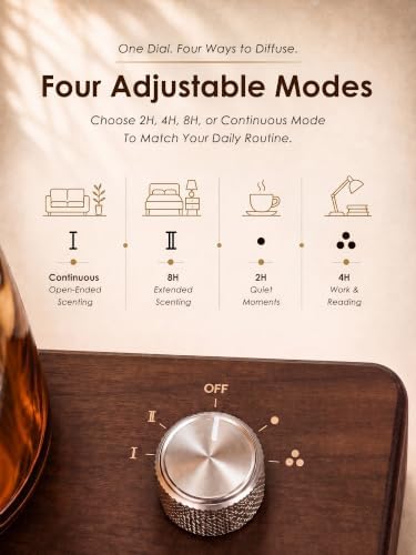 Waterless Essential Oil Diffuser for Home with 3 Oils, 4 Modes - Image 6
