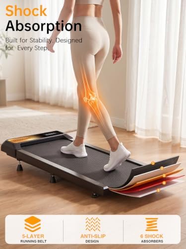Walking Treadmill Pad with Adjustable 8% Incline for Home Office - Image 3