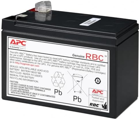 APC Genuine UPS Replacement Battery APCRBC158 for Back-UPS Model BX1000M by APCbySchneider-Electric