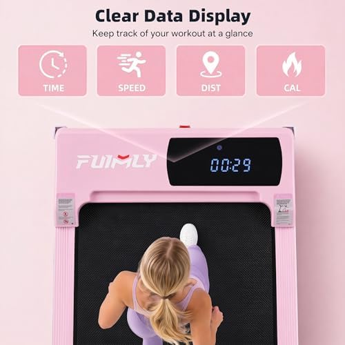 FUNMILY Walking Pad Treadmill Under Desk, 3.0HP Small Treadmill for Home/Office, 2026 Upgrade 3-in-1 Mini Treadmills with Remote Control, LED Display, 300 LBCapacity, No Assembly Required - Image 5